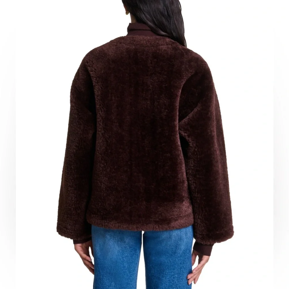 NWT) Maje Short faux fur coat ㅣ size 38 - Picture 10 of 13